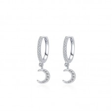 Hoop Diamond Earrings