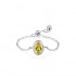 Created Yellow Sapphire Ring