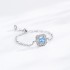 Blue zircon Ring