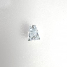 Original GRA Moissanite Tapered Baguette Cut 2x4x5x2.28mm