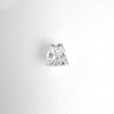 Original GRA Moissanite Tapered Baguette Cut 2x4x4x2.44mm