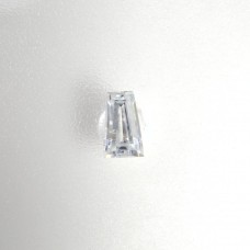 Original GRA Moissanite Tapered Baguette Cut 2x3x5x2.30mm