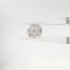   Original GRA Moissanite Cushion Cut 6.5x6.5x4.47mm