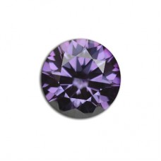 GRA Moissanite Royal Purple Round Brilliant 1Carat