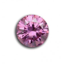 GRA Moissanite Pink Lotus Round Brilliant 1Carat