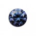 GRA Moissanite Periwinkle Blossom Round Brilliant 1Carat