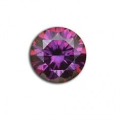 GRA Moissanite Magenta Allure Round Brilliant 1Carat