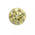 GRA Moissanite Light Yellow Round Brilliant 1Carat