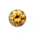 GRA Moissanite Golden Imperial Round Brilliant 1Carat