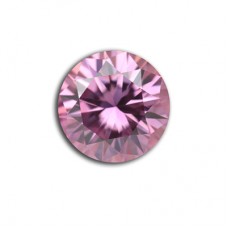 GRA Moissanite Pink Lotus Round Brilliant 1Carat