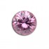 GRA Moissanite Pink Lotus Round Brilliant 1Carat