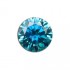 GRA Moissanite Glacier Blue Round Brilliant 1Carat