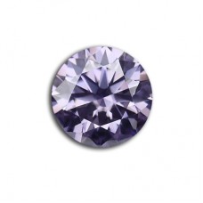 GRA Moissanite Royal Purple Light Round Brilliant 1Carat