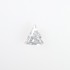 Original GRA Moissanite Triangle Cut 3x3.5x2.06mm