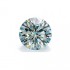 Original GRA Moissanite Blue Color Round Brilliant