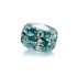 Original GRA Moissanite  Customized Blue Color Moissanite