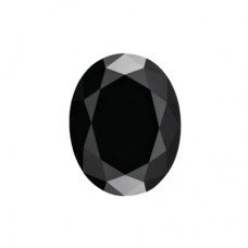 Original GRA Moissanite Black Color Oval Brilliant