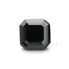 Original GRA Moissanite Black Color Asscher Cut