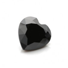 Original GRA Moissanite Black Color Heart Brilliant