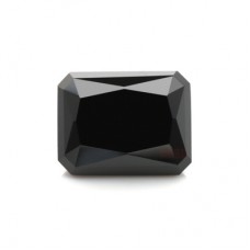 Original GRA Moissanite Black Color Radiant Brilliant