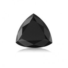 Original GRA Moissanite Black Color Trillion Brilliant