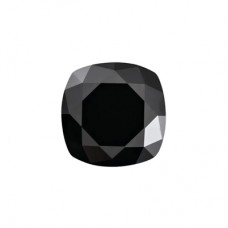 Original GRA Moissanite Black Color Cushion Brilliant