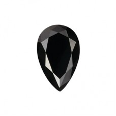 Original GRA  Moissanite Black Pear Brilliant