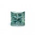 Original GRA Moissanite Green Color Princess Cut