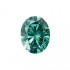 Original GRA Moissanite Green Color Oval Brilliant