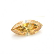 Original GRA Moissanite Champagne Color Marquise Brilliant