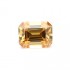 Original GRA Moissanite Champagne Color Emerald Cut