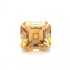 Original GRA Moissanite Champagne Color Asscher Cut