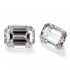 Original GRA Moissanite Emerald Cut